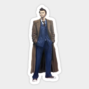 The 10th Dr Who: David Tennant Sticker